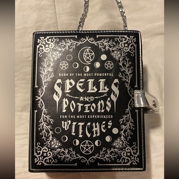 Dolls Kill Handbags - Witchy spell book purse